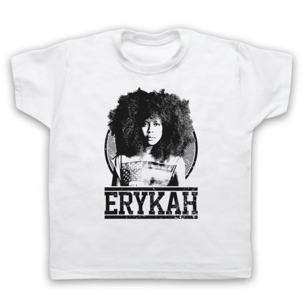 ERYKAH BADU TRIBUTE SOUL R&B FUNK SINGER DJ UNOFFICIAL KIDS CHILDS T-shirt