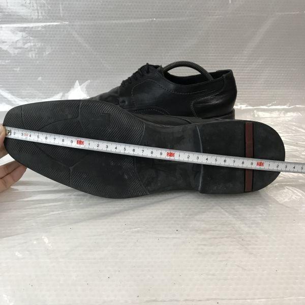 Germany Lloyd Leather Swirl Moccasin 10F 28.5 Black Dress Shoes Business(USED)