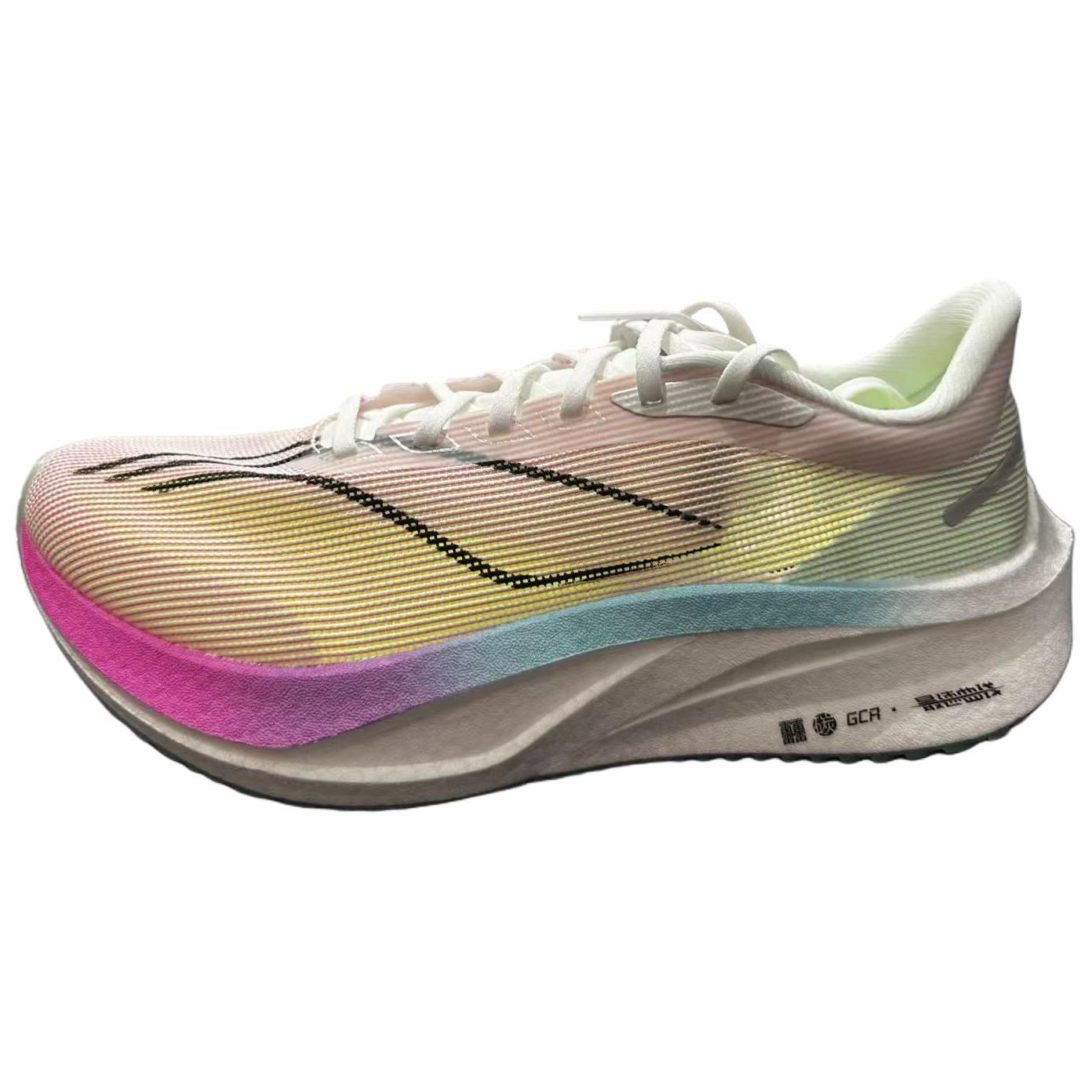 

Li Ning Feidian 4 Challenger Спортивные Удобные Амортизация Износостойкие Низкие Гонки Беговые Кроссовки Мужские кроссовки Желтый Розовый ARMW009-3 40⅓