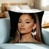Ariana-A Grande-E Singer Square Double-Sided printed Pillow Case Bedroom Bedside Pillow Sofa Cushion Cover Gift