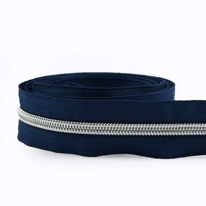 2/3/5/8/10M 5# Nylon Coil Zippers For Bag Clothes DIY Plastic Zipper Tape By The Meter Decorative Zips Repair Sewing Accessories