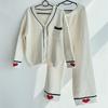 RYMD Healing Pajamas Heart Point Microfiber Sleep Fleece Homewear