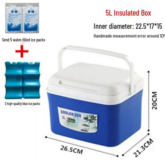 Tragbare isolierte Frischhaltebox für kleine Kühlschränke, den Außenbereich, zum Angeln und für unterwegs