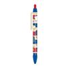 Sun-Star Stationery Obungu To Issho Ballpoint Pen (Western Food) S4658191 Clear Material, Glitter, 0.7mm Black Ink