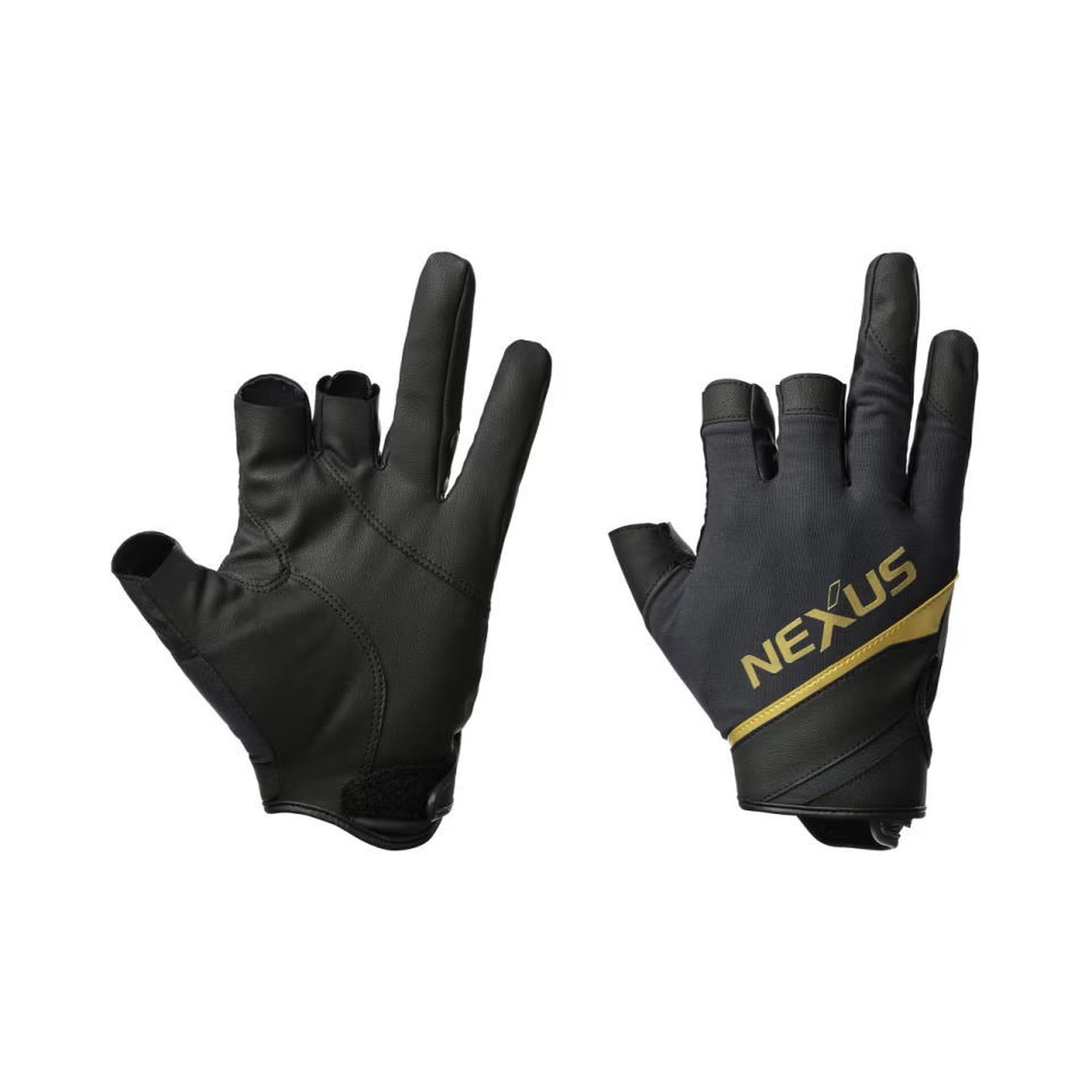 

Перчатки SHIMANO Nexus Stretch L, трехпалый крой, GL-104Y, Черные, чёрный
