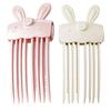 Easy Hair Styling Accessory 1/2Pcs Heated Volume Clip, Cordless Root Lifter Comb with 2 Fast Heating Volumizer Heat Settings, USB Rechargeable