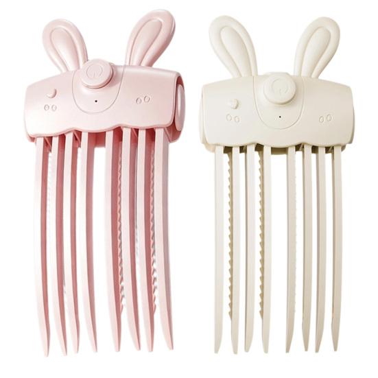 Easy Hair Styling Accessory 1/2Pcs Heated Volume Clip, Cordless Root Lifter Comb with 2 Fast Heating Volumizer Heat Settings, USB Rechargeable