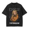 DEATH STRANDING Logo Print T-Shirts Harajuku Gewaschene Oversized T-Shirts Sommer Baumwolle Kurzarm T-Shirts Oberteile Herren Damen Kleidung