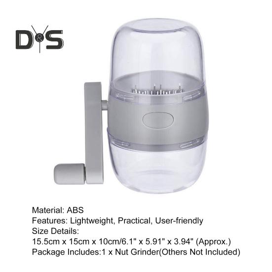 Cheap Food Grade Nut Grinder User friendly ABS Hand Crank Garlic