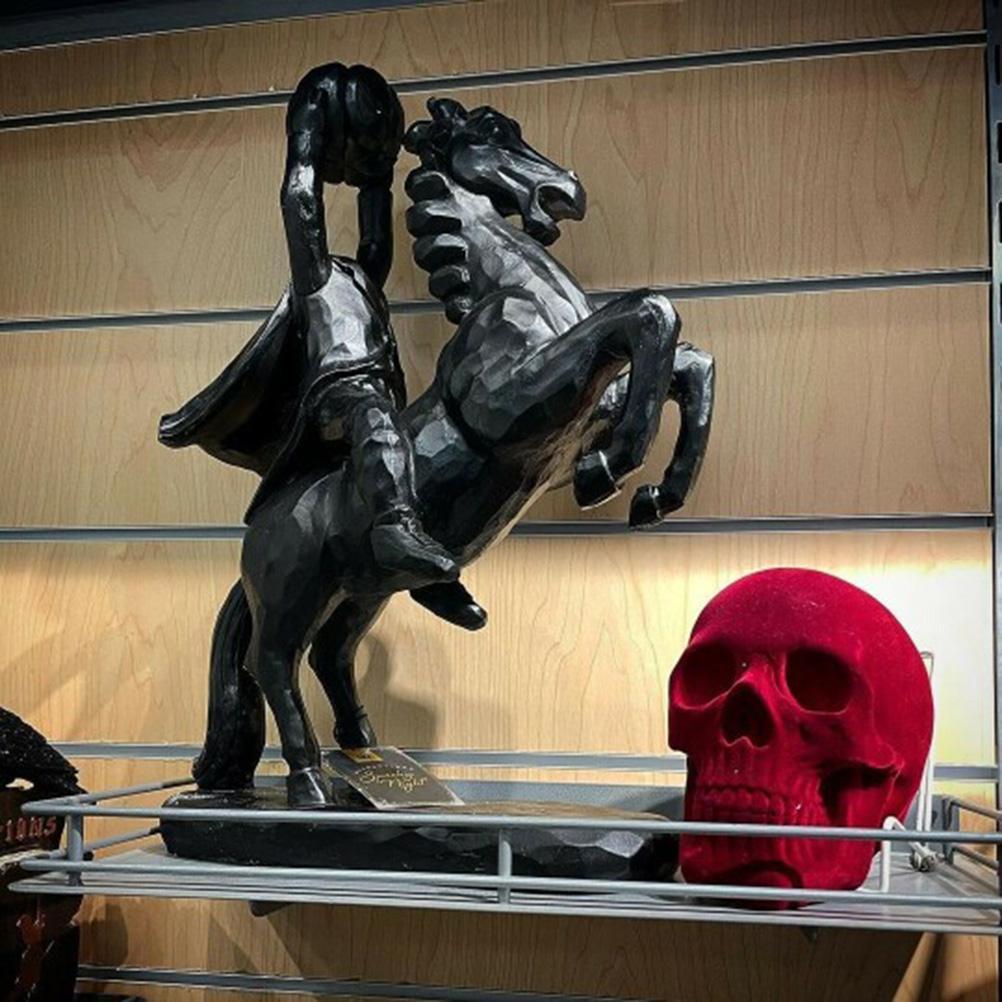 Headless Horseman Resin Statue Halloween Decor