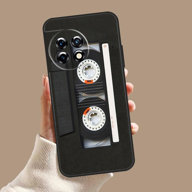 Art Cassette Tape Design Case For OnePlus Nord CE 5 2 3 4 Lite N30 OnePlus 13 11 12 15 13T 13R 10T 12R 9 10 Pro Cover