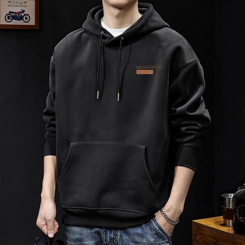 Men's Heavyweight Oversized Retro Hoodie: Perfect for Fall & Winter