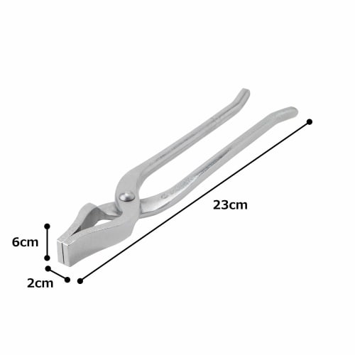 Endo Shoji TKG Potholders with Pliers, Total Length 225mm, Weight 330g, Width 19mm, Convenient for Holding Handleless Pots and Pans, Iron, Commercial