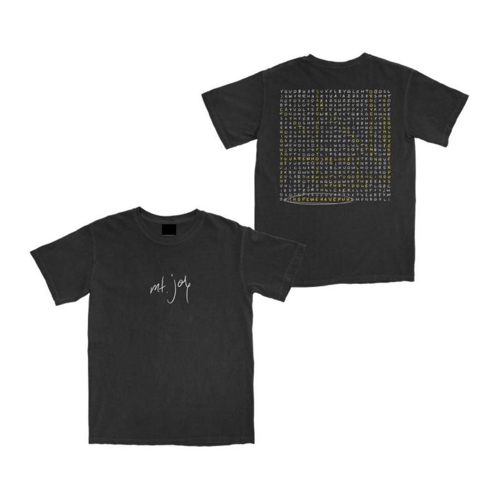 Mt. Joy Hope We Have Fun Word Search T-shirt 100% Cotton Reprint