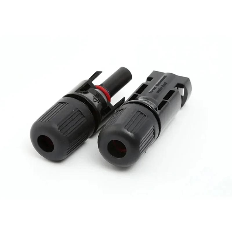600/400/200/100/40/20/10Pcs Solar Connectors PV Plugs 1000V 30A Solar Panel Connector Kit Available for PV/MC Cables 2.5/4/6mm²