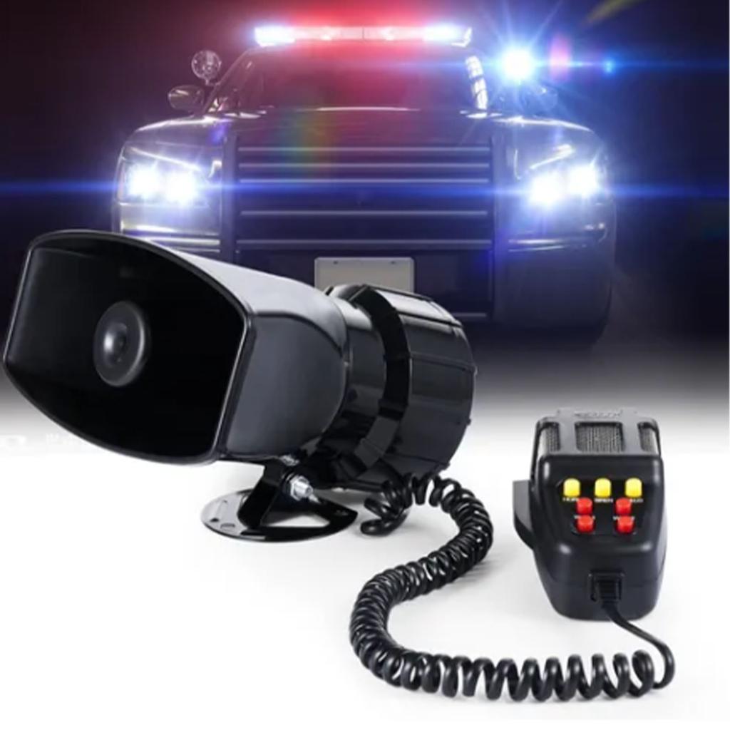 7 Tone Car Wireless Alarm Horn Clear Sound Remote Control Portable Warning Speaker Horn for Vehicle
