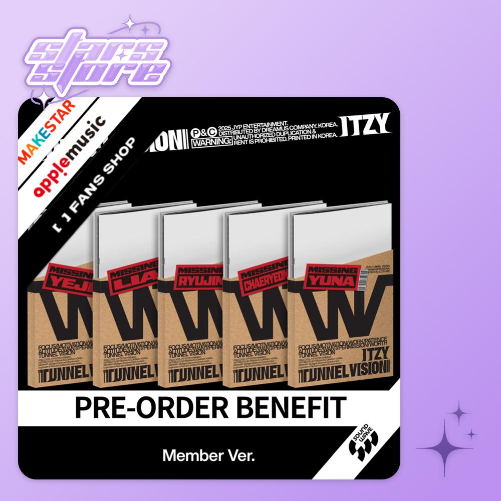(PRE-ORDER POB) (POB) ITZY - TUNNEL VISION (Random Member Ver.)