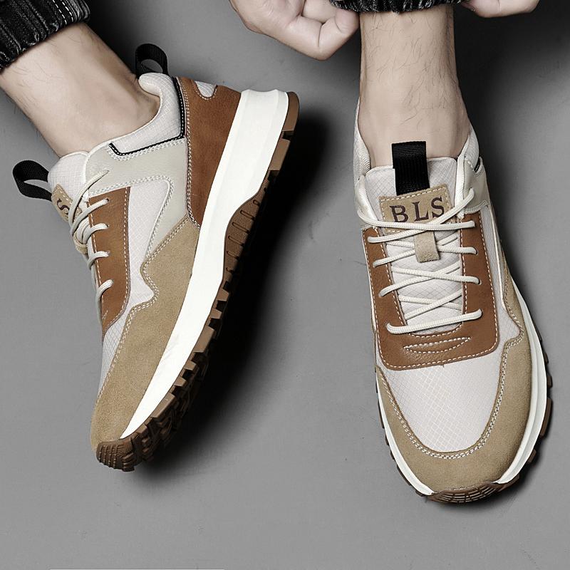 Autumn Winter Classic Men's Casual Shoes Outdoor Sports Shoes Trend Thick Sole Shoes Men's Running Shoes Hiking Travel Shoes