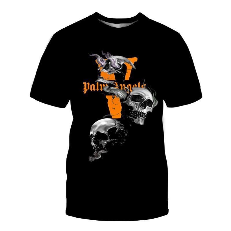 

Літня чоловіча футболка з коротким рукавом, круглим вирізом, принтом, повсякденна, спортивна, топ 6XL