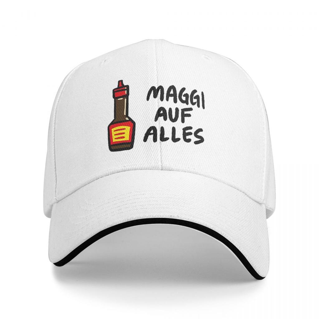 Unisex Baseball Hats Maggi Auf Alles Deutsch Outdoor Streetwear Summer Sports Baseball Caps  Cap Casquette Polychromatic Hats