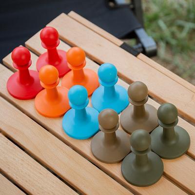 4Pcs Tarp Pole Tip Cover Lightnings Protections Cap Camping Hiking Canopy Awning Tent Shelter Support Pole Tip Insulation Protector Accessories