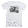 Tričko Three Stooges Slim Fit Ahoj Ahoj Ahoj Bílé Tričko Unisex Tričko