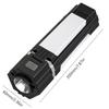 Rechargeable Outdoor Camping Light Tent Lamp Portable Foldable Flashlight Emergency Power Bank Work Floodlight