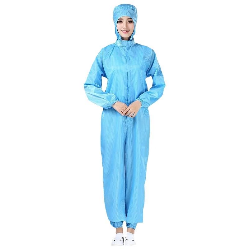 Antistatic Cleanroom Hooded Coverall