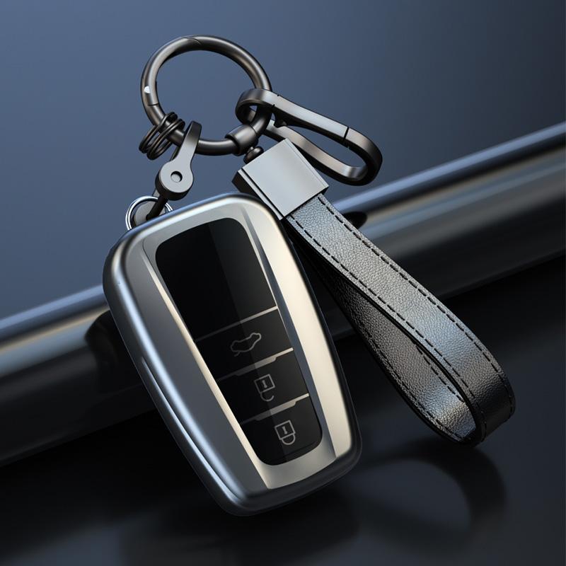 TPU Car Key Case Cover Key Shells For Toyota Prius Camry Corolla C-HR CHR RAV4 Prado 2018 Accessories Keychain Car-Styling