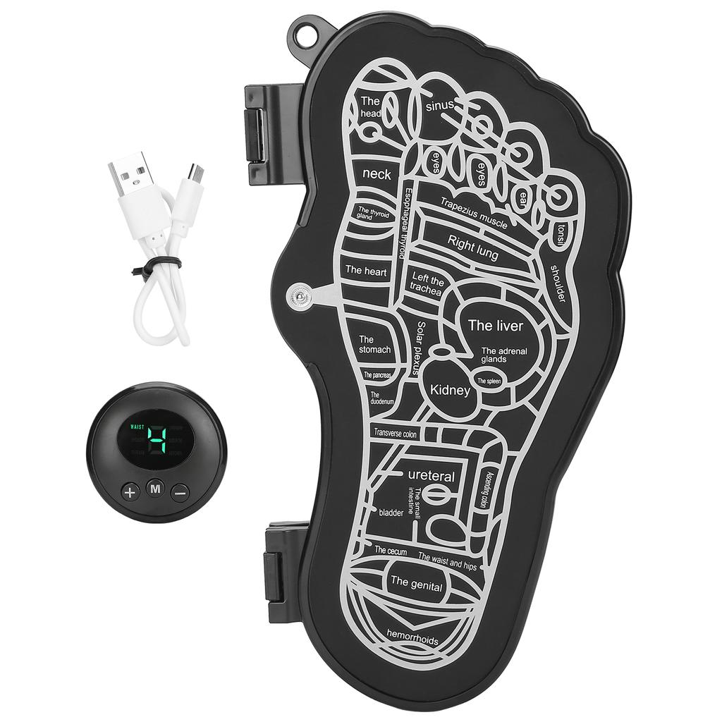 Buy Rechargeable EMS Foot Massage Pad Foldable Adjustable Foot Massager