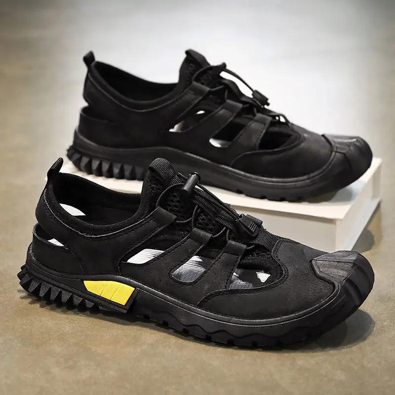 

Модная обувь с дырками Мужские сандалии на платформе Спортивные Летняя распродажа Новинка Дышащий уличный дизайн 2025 Обувь для ежедневной носки босиком 44