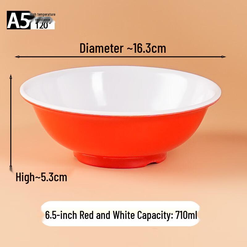 Chinese Melamine Anti-slip Dining Bowl & Spoon Set