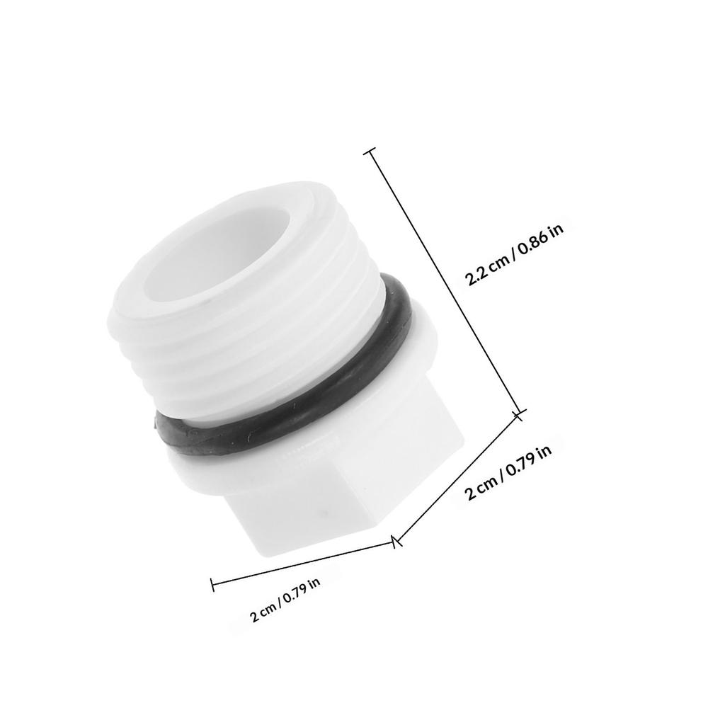 5Pcs Male Thread Ppr Pipe Plug End Connectors Garden Hose Sprinkler Water Cap Garden Hose Plugs