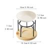 Elegant Ceramics Aromatherapies Diffuser Wax Melt Essential Oil Burners Tealight Holder for Bedroom and Spa Decoration