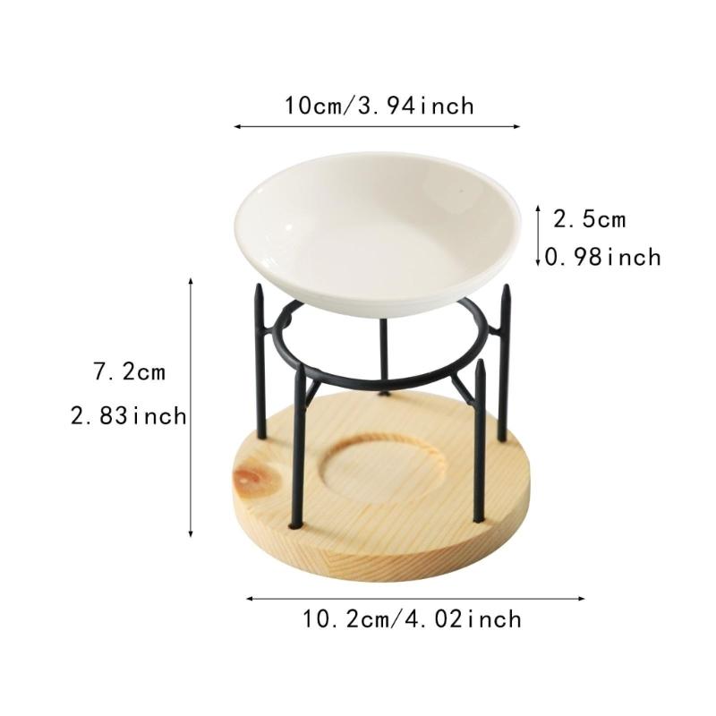 Elegant Ceramics Aromatherapies Diffuser Wax Melt Essential Oil Burners Tealight Holder for Bedroom and Spa Decoration