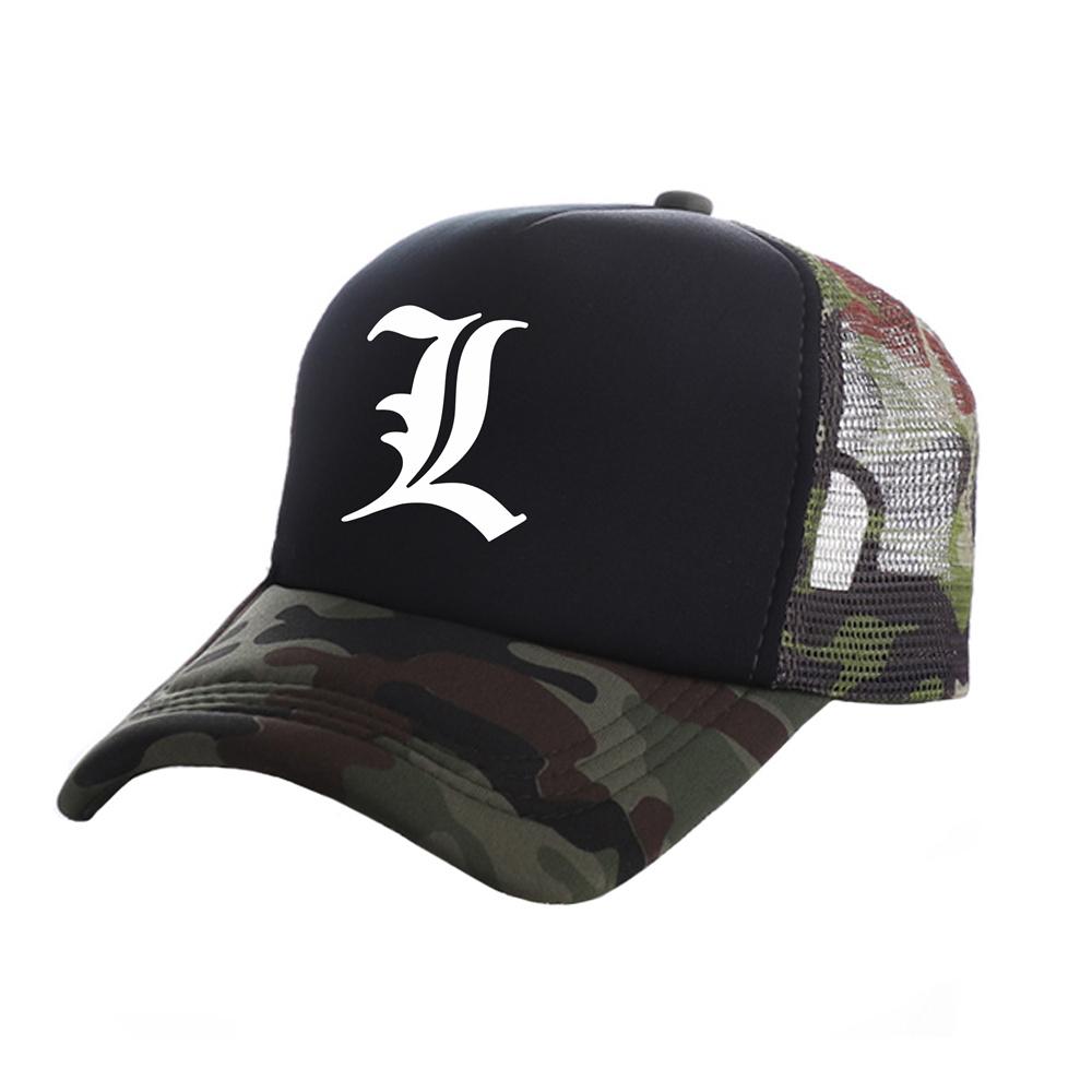 Death Note Trucker Cap Unisex Cool Japan Anime Hut Baseballkappe Unisex Netzmützen MZ-068