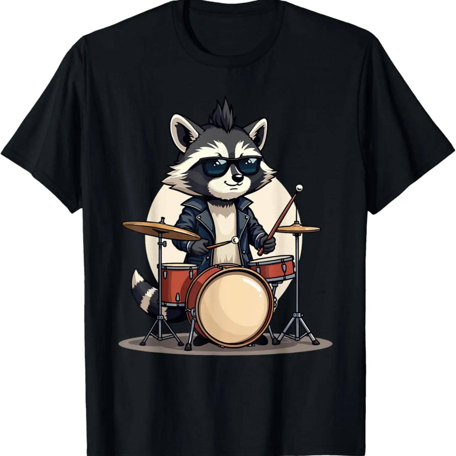 Витрувианский Барабанщик Витрувианский Человек Барабанщик Барабанная Установка Футболка S