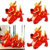 Chinese Dragon Plush Toy With Short Pile Fabric For New Year Gift And Collection