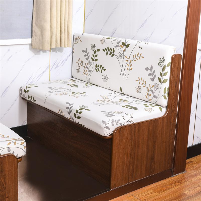 1/2Sets Spandex Rv Dinette Cushions Covers Stretch Dinner Sofa Seat Slipcover Washable Furniture Protector For Rv Camper Car