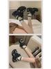 2025 Women's Korean Style Thick-Soled Running Shoes, FB7703: Height-Enhancing, Casual, Spring Sneakers for Students