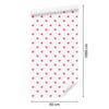 Hearts Wallpaper White and Powder Pink 50x1000