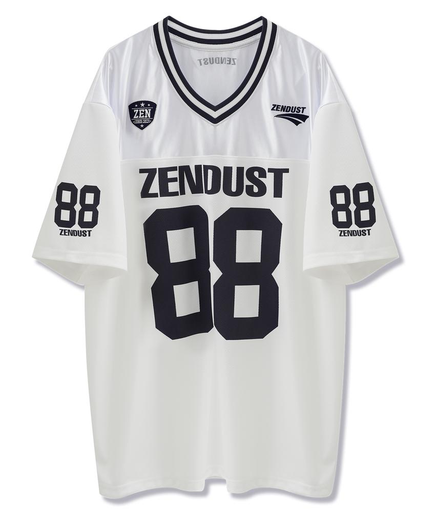 ZENDUST Chrome Play Football Jersey T-Shirt Black