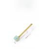 New Bamboo Handle Bath Brush, Double-sided Back Massage Brush, Soft-bristled Silicone Long-handled Square Bath Brush