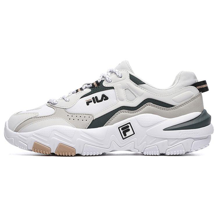 Fila Ravagement 2 Cushioning Abrasion Resistant Low Top Casual Shoes Men's Gray White F12M216132FNW