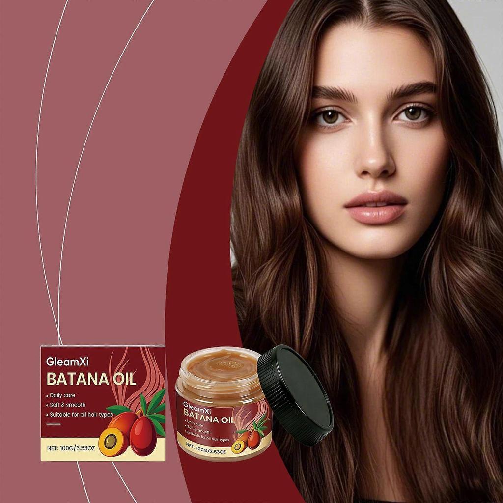 GleamXi Batana Hair Mask Gently Nourishes And Moisturizes The Hair Strands, Making Them Smooth, Light And Lustrous