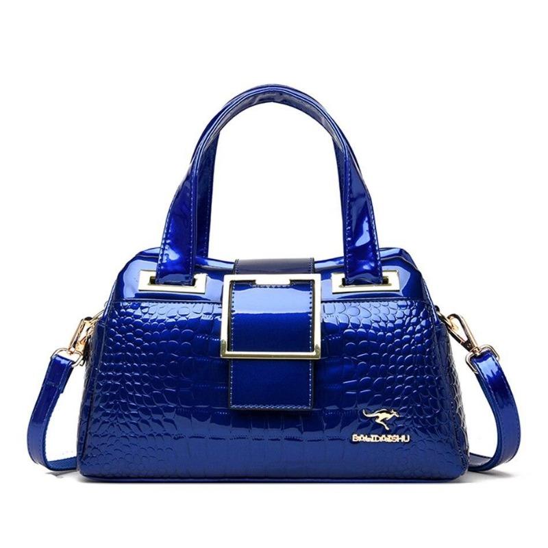 2 Layer Large Capacity Tote Bag Luxury Handbags Women Bags Designer Crocodile Pattern Ladies Boston Shoulder Bag High Quality