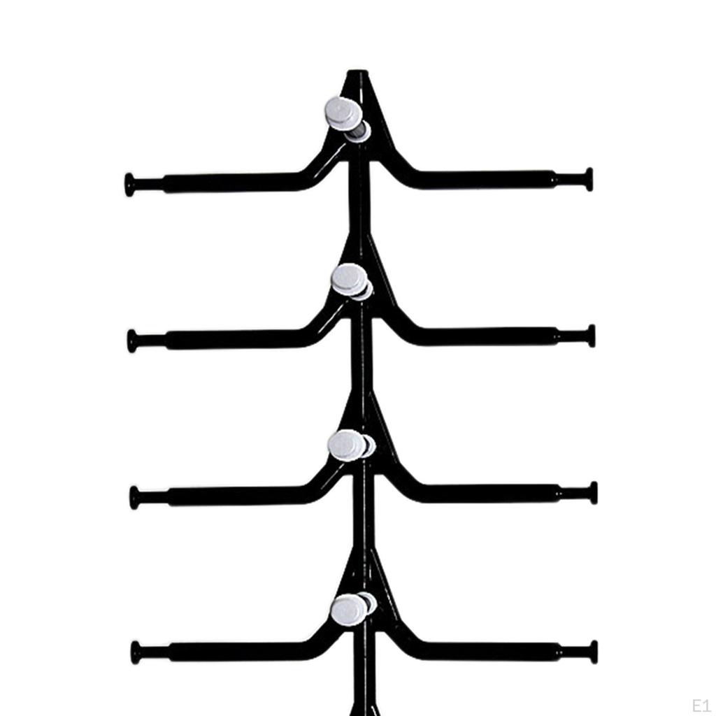 Five-Layer Sunglasses Display Rack Eyeglass Glasses Stand Holder with Good Portability, Can Hold 5