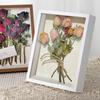 Verdickter 3D-Blumen-Fotorahmen: Modernes minimalistisches DIY Tischplatten-Display