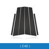 For BMW 3 5 Series E90 E60 E46 E70 E84 F30 F20 F10 F15 F16 F25 Soft Carbon Fiber B Pillars Car Window Mouldings Trim Sticker