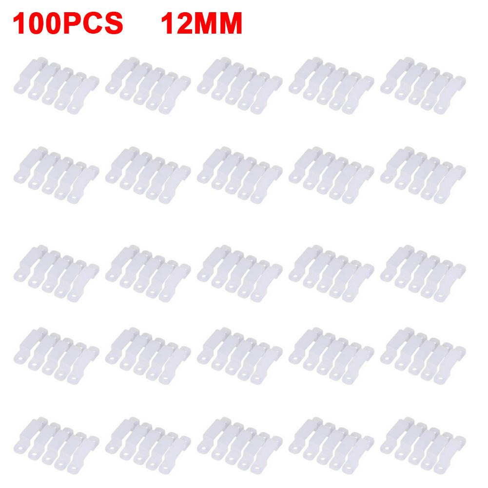 Fixing Clip LED Strip Holder Soft Tool White Accessories For 3528 5050 Max 10 12mm Width Shelves Kitchen Cabinets